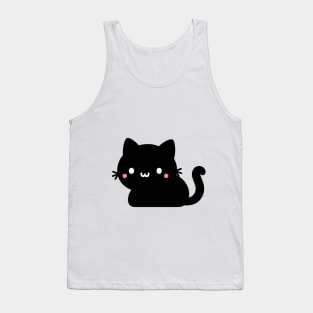 CUTE BLACK CAT Tank Top